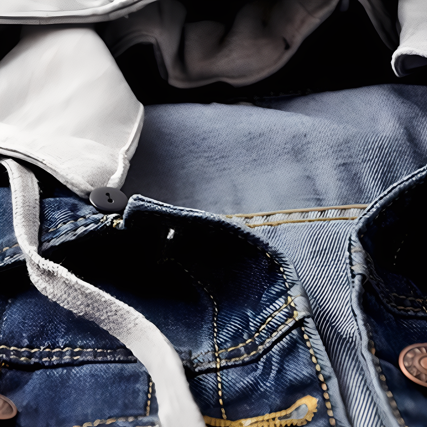 Hooded Denim Jacket - Relaxed Urban Ease