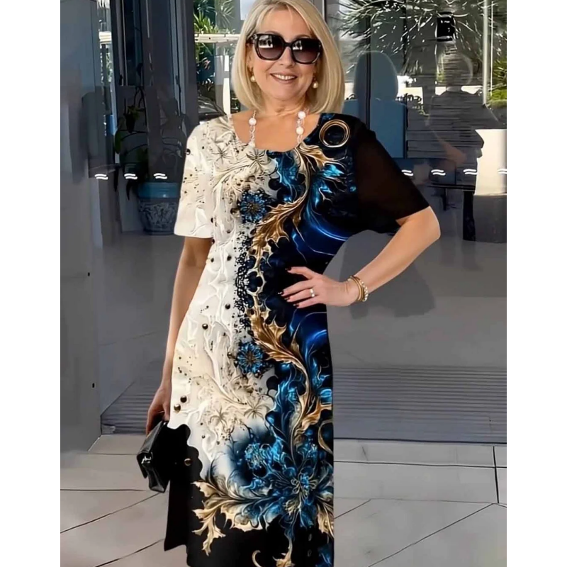 The Rosalia - Effortless Floral Midi