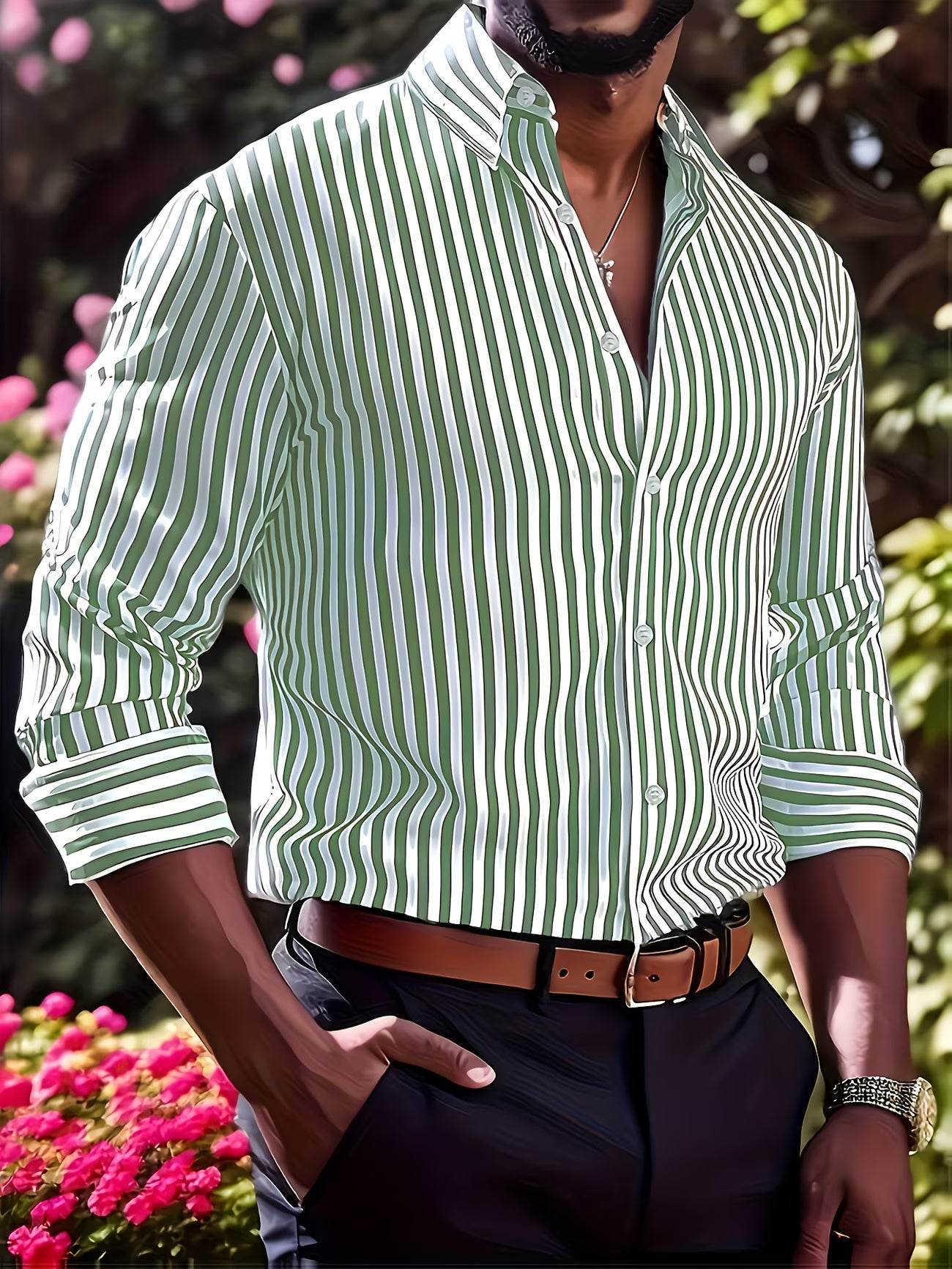 Elegant Striped Shirt
