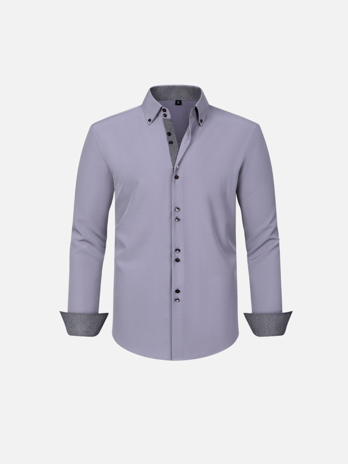 Four-Way Stretch Shirt — Colour-Matched Contrast