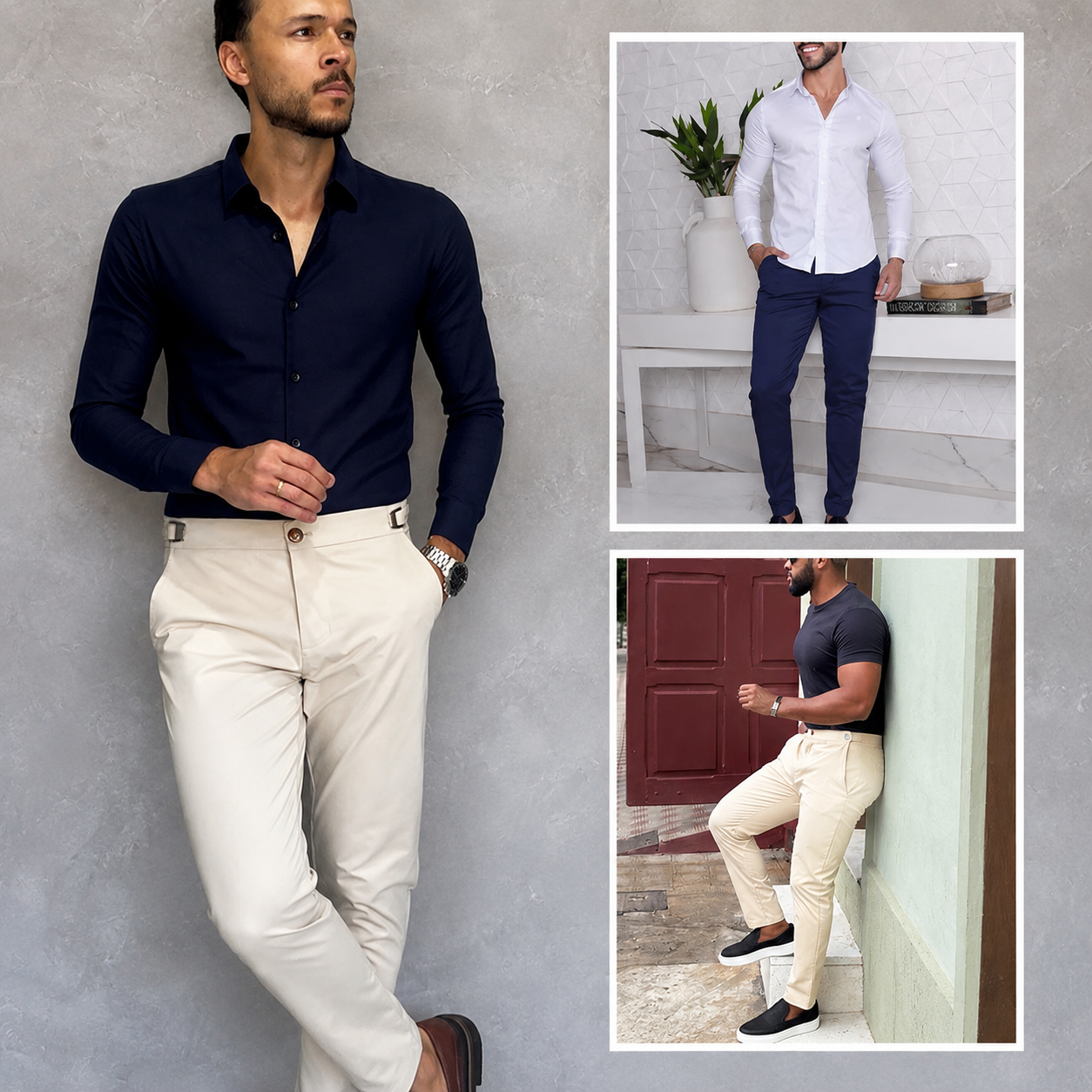 Fliwos — Stretch Slim-Fit Trousers