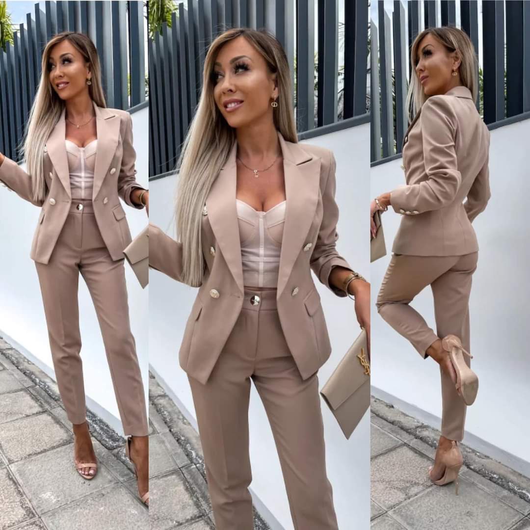 Antonia — Blazer & Trouser Two-Piece Suit
