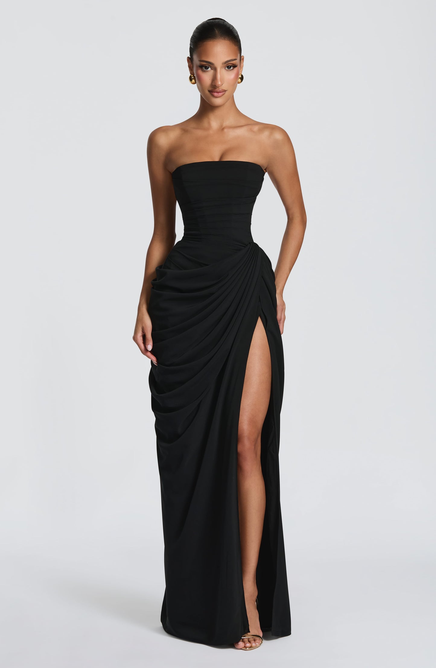 Van Laren — The Strapless Corset Maxi Dress
