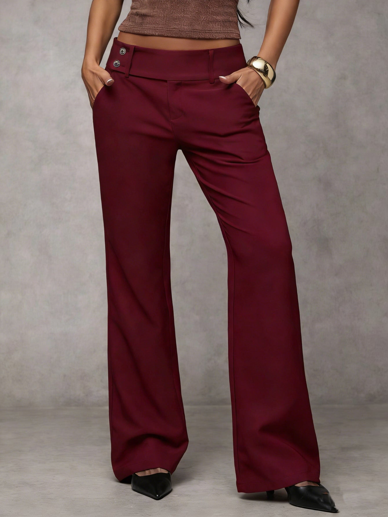 Duna — High-Waist Relaxed Trouser