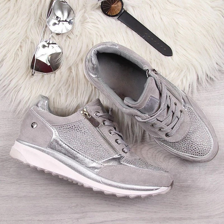 Elegant Women's Comfortable Shoes - Graceful Low Heel