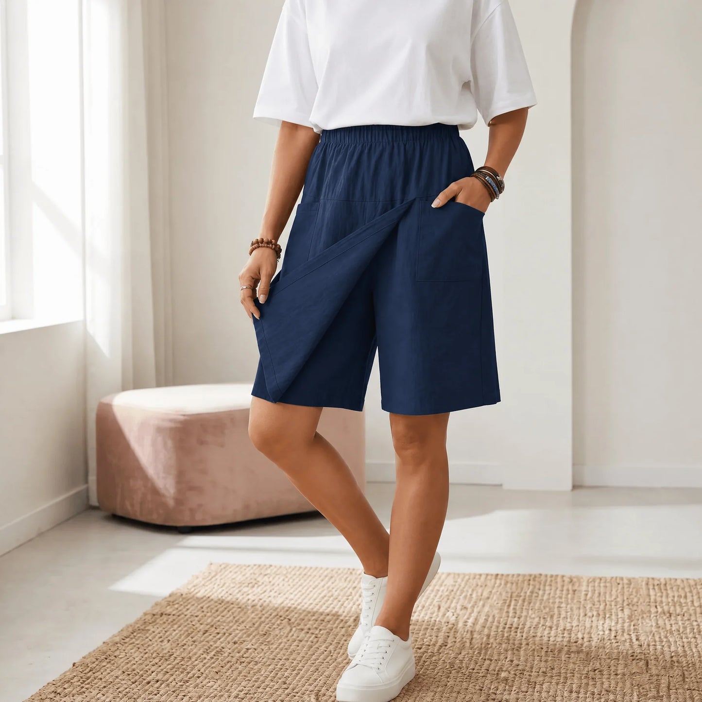 Skortée — Wrap Skort with Elastic Waist