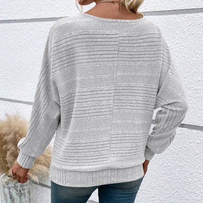 Cassalyn — Batwing-Sleeve Knit Pullover