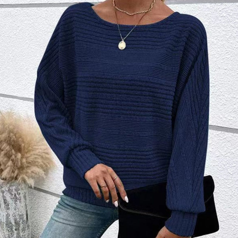 Cassalyn — Batwing-Sleeve Knit Pullover