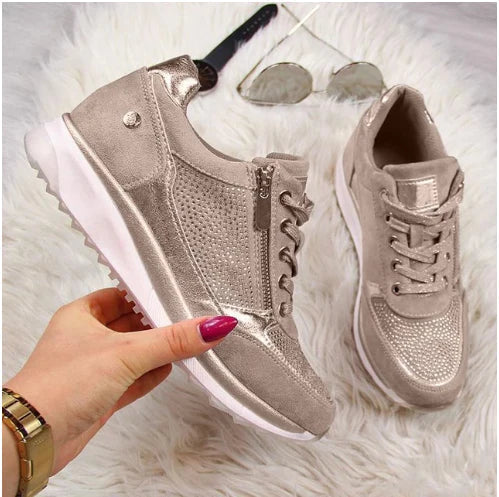 Elegant Women's Comfortable Shoes - Graceful Low Heel