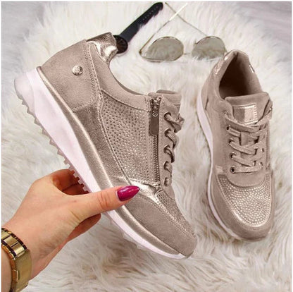 Elegant Women's Comfortable Shoes - Graceful Low Heel