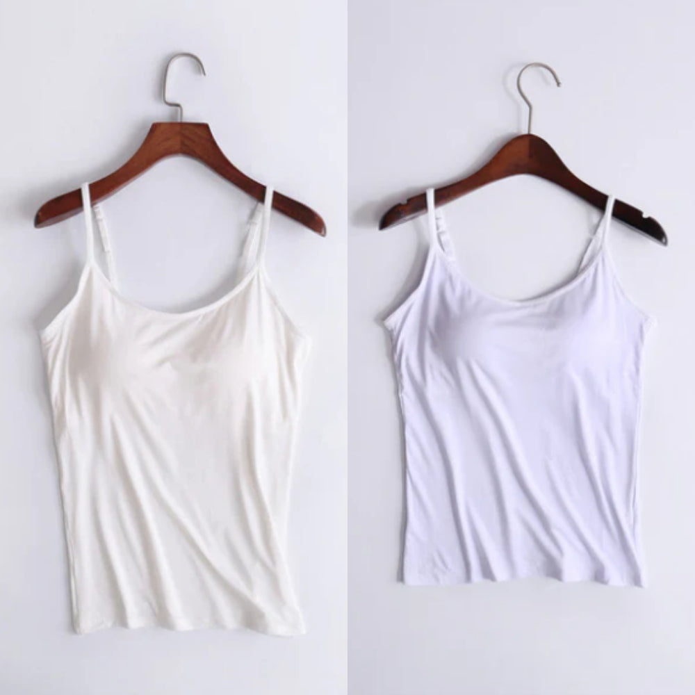 Vellamie — Relaxed Fit Camisole with Integrated Bra