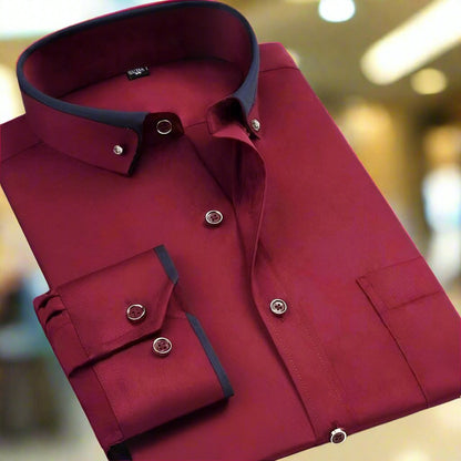 Albert: Classic Cotton Long Sleeve Shirt