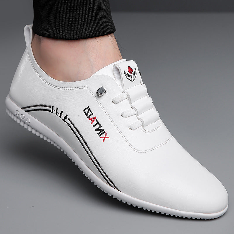 Vello — Men's Slip-On PU Leather Sneakers