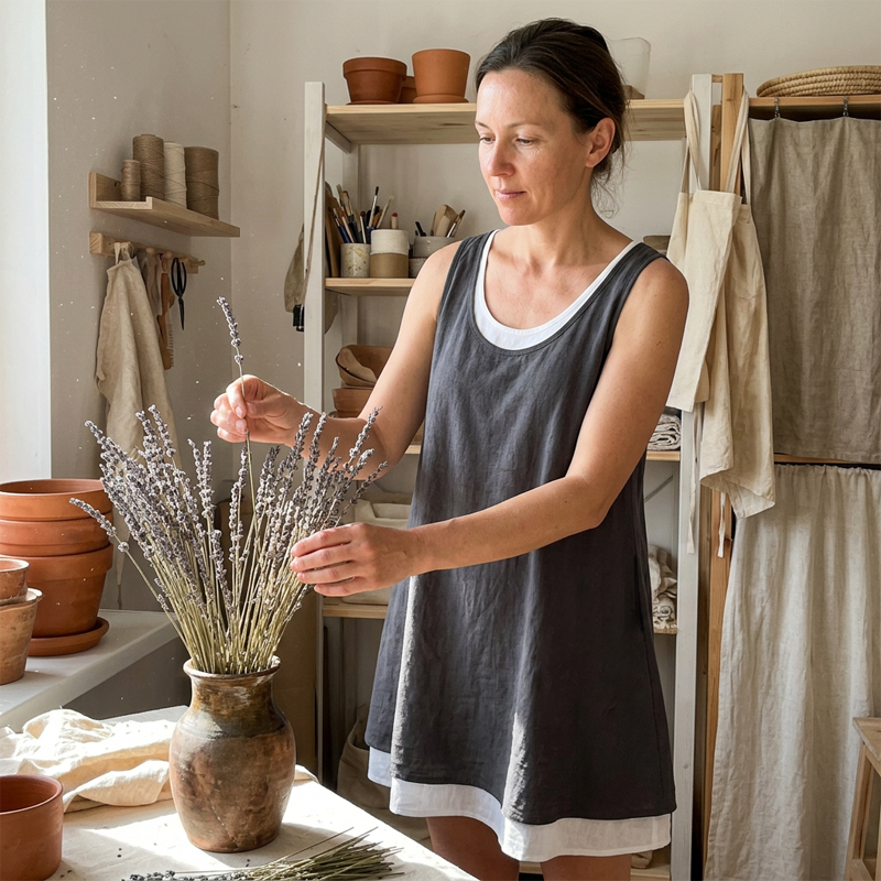 Vesnaya — Strapless Summer Layering Dress