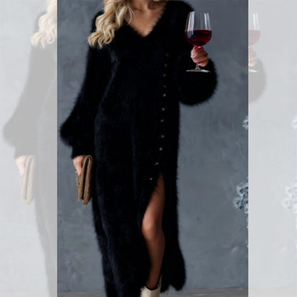 Elegant High-Quality Plush Dress