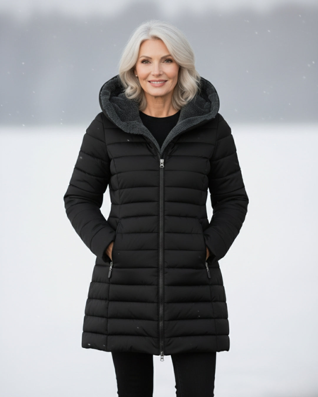 Elena - Comfortable Quilted Winter Coat