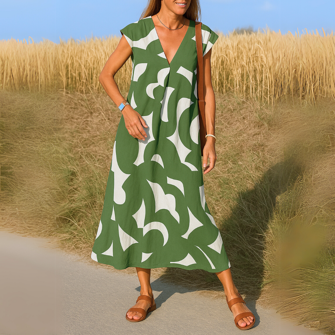 Valerie —  V-Loop Summer Maxi Dress