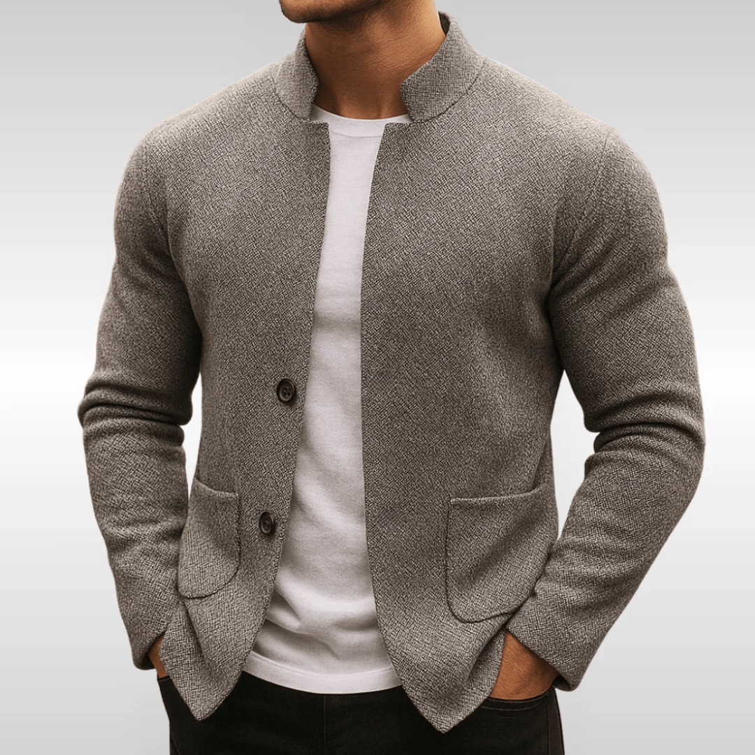 Premium Structured Cardigan - Relaxed Vest