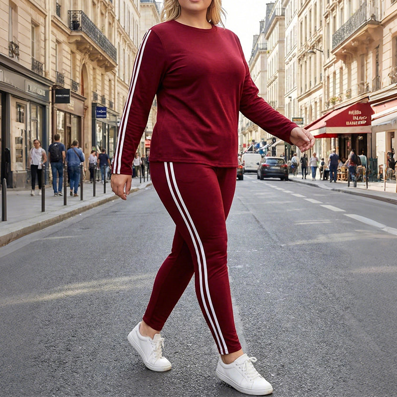 2-Piece Long Sleeve Tracksuit for Women