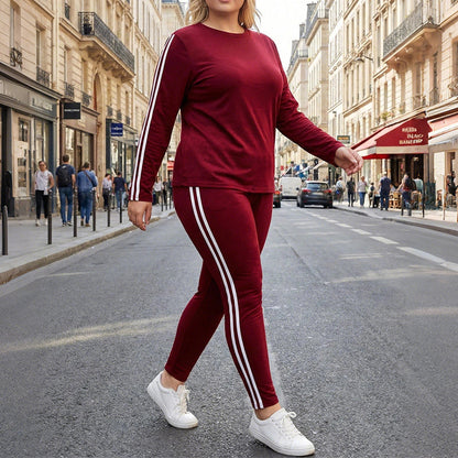 2-Piece Long Sleeve Tracksuit for Women