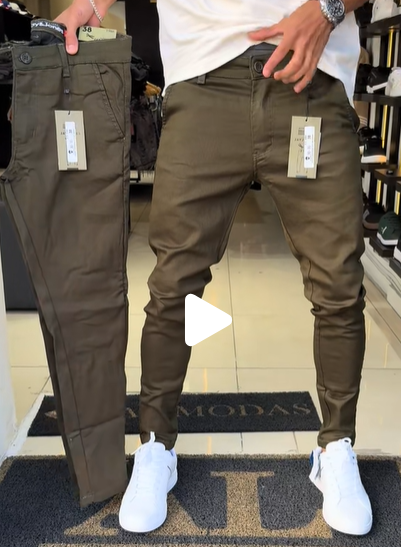 Gravio — Men's Slim-Fit Casual Trousers