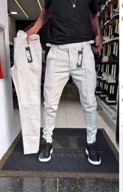 Canvère — Men's Slim-Fit Adjustable Waist Trousers