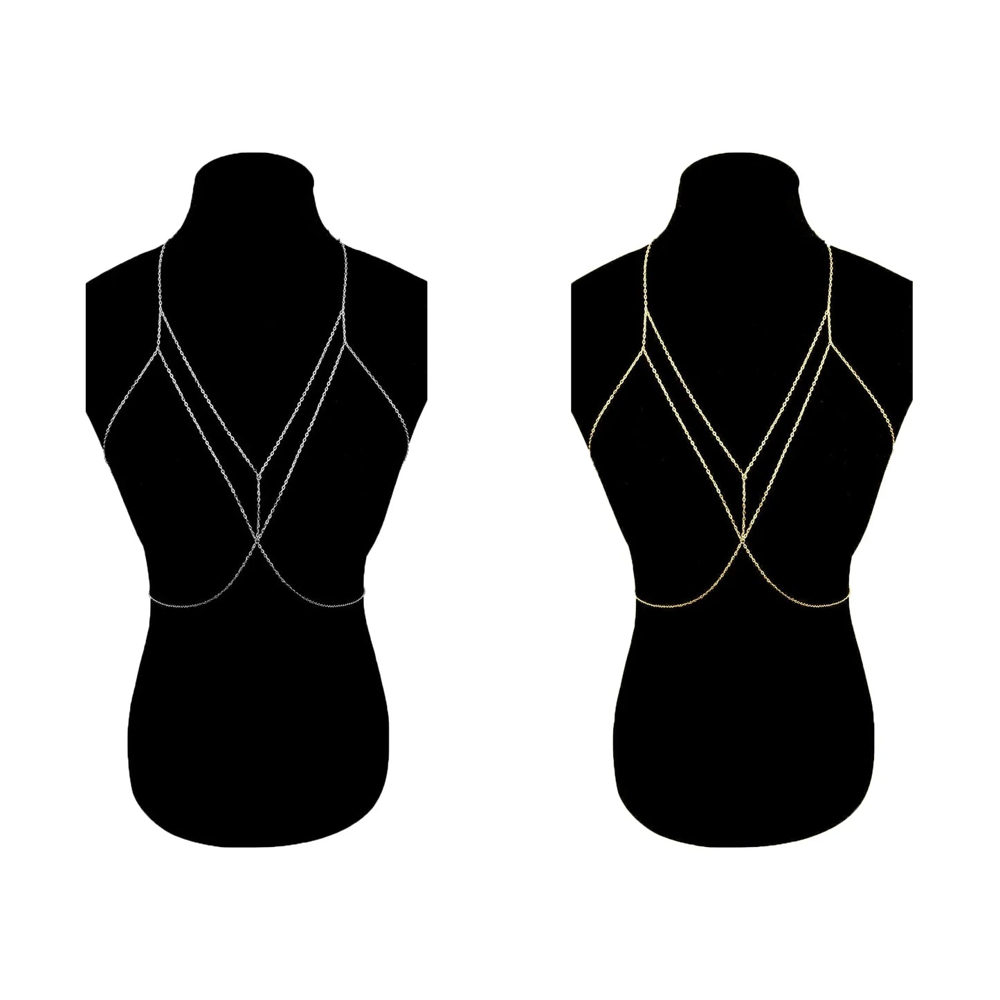 Bra Chain — Double-Layer Adjustable Body Jewelery