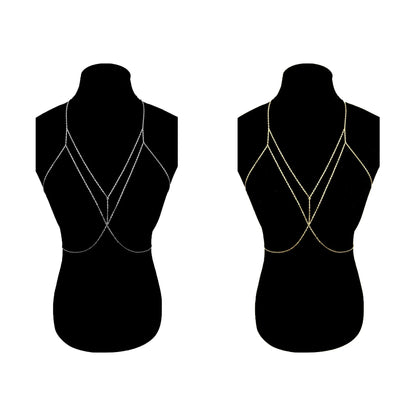 Bra Chain — Double-Layer Adjustable Body Jewelery