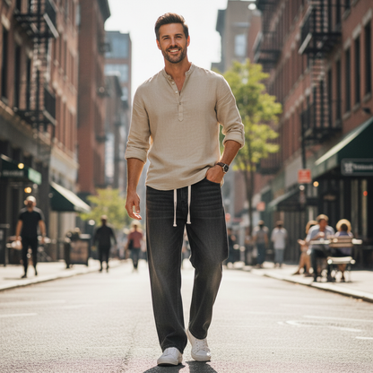 Darven —  Relaxed Straight-Leg Jeans