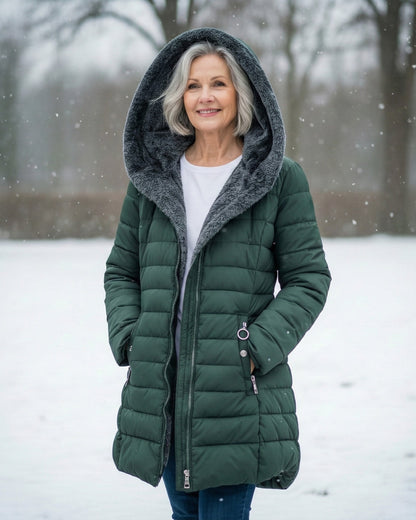 Elena - Comfortable Quilted Winter Coat