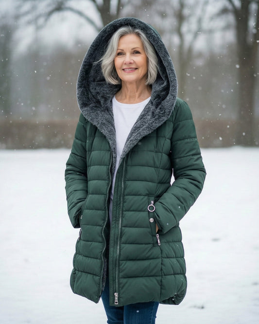 Elena - Comfortable Quilted Winter Coat