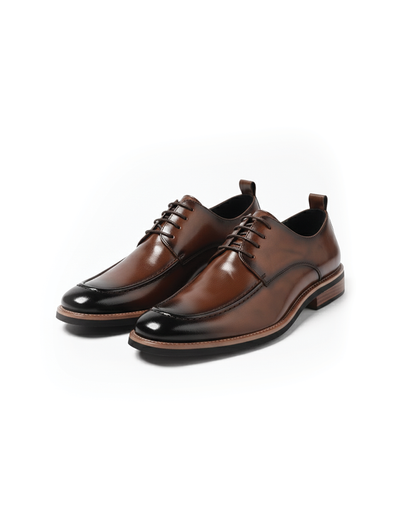 The Lorenzio Oxford Shoes with Polished Leather Refinement
