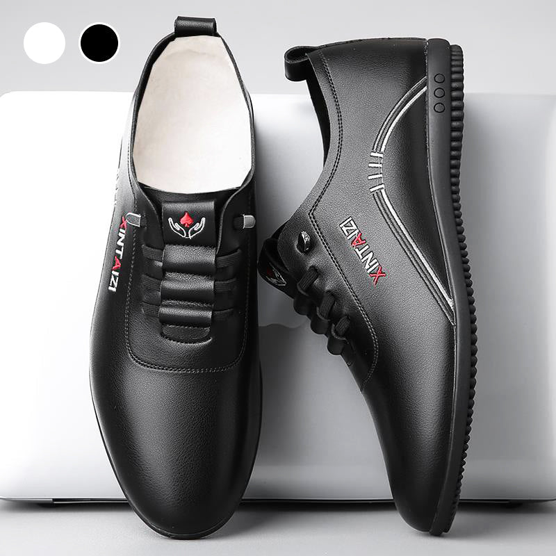 Vello — Men's Slip-On PU Leather Sneakers