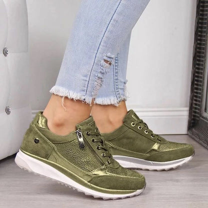 Elegant Women's Comfortable Shoes - Graceful Low Heel