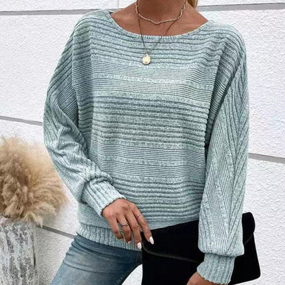 Cassalyn — Batwing-Sleeve Knit Pullover