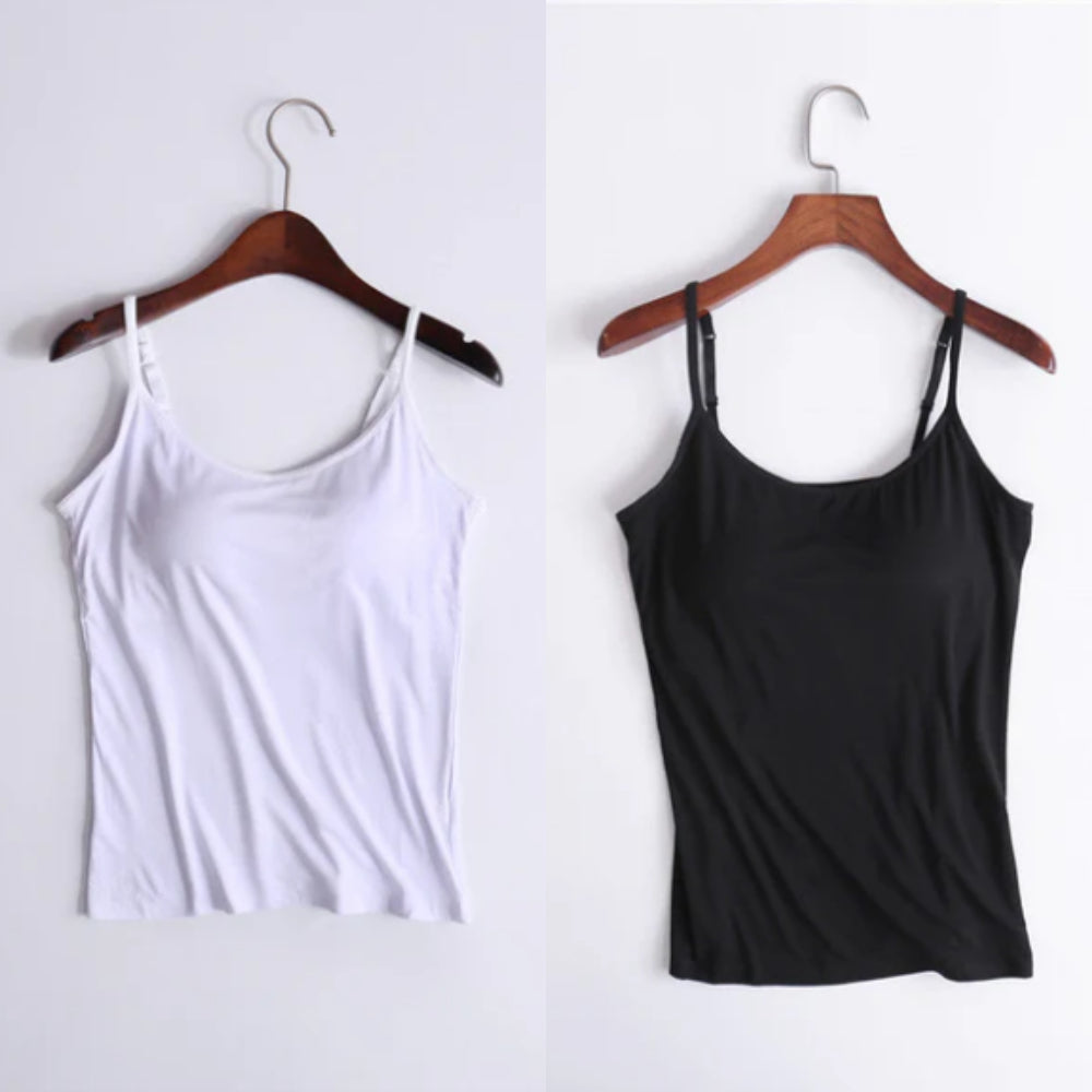 Vellamie — Relaxed Fit Camisole with Integrated Bra