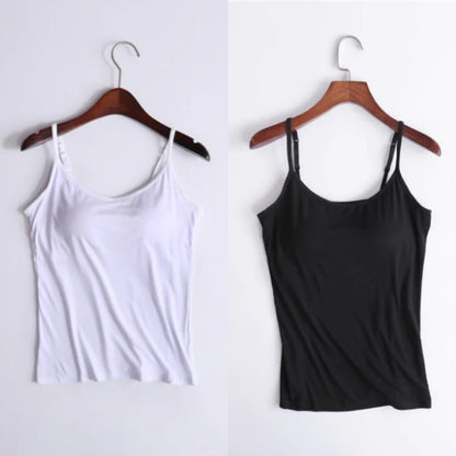 Vellamie — Relaxed Fit Camisole with Integrated Bra