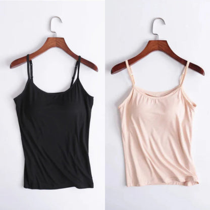 Vellamie — Relaxed Fit Camisole with Integrated Bra