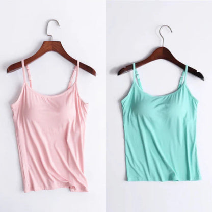 Vellamie — Relaxed Fit Camisole with Integrated Bra