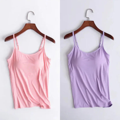 Vellamie — Relaxed Fit Camisole with Integrated Bra