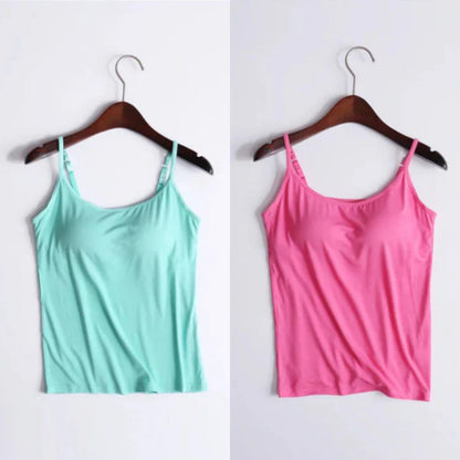 Vellamie — Relaxed Fit Camisole with Integrated Bra