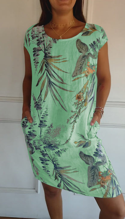 Charmè — Printed Midi Dress