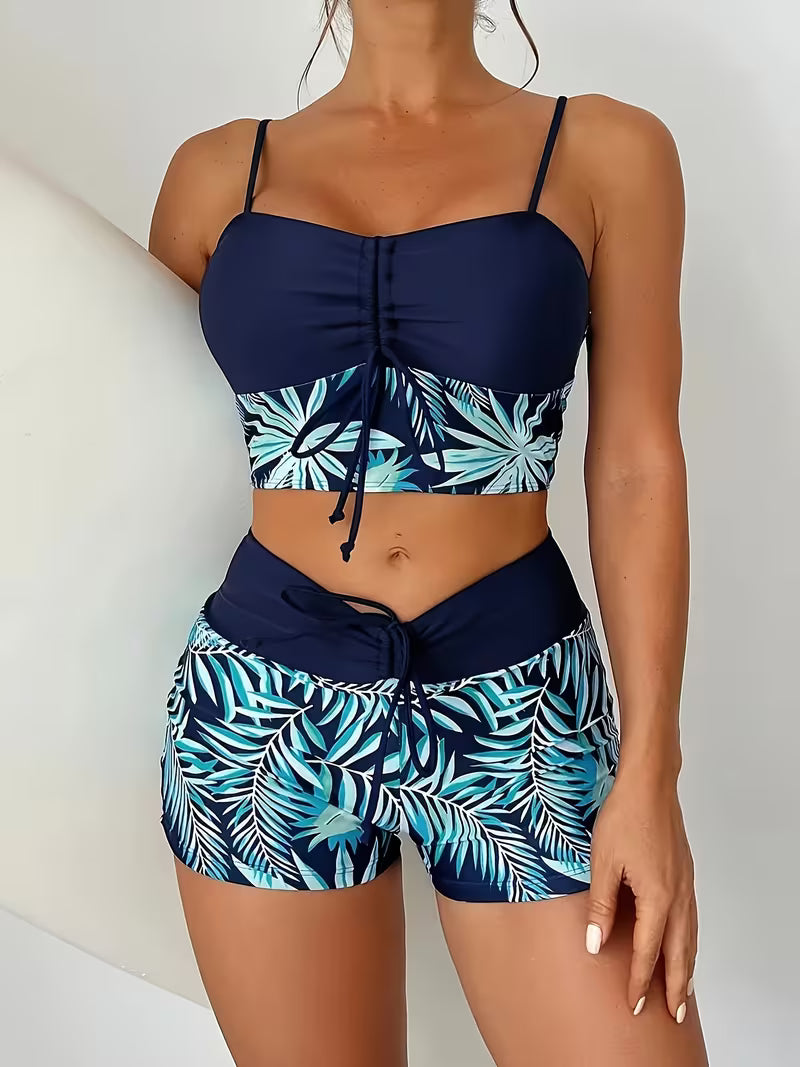 Elorè — Women's High-Waist Printed Bikini Set