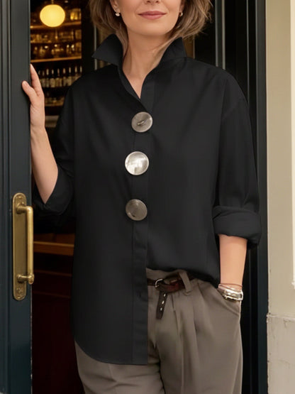 Artisanal White - Refined Comfortable Blouse