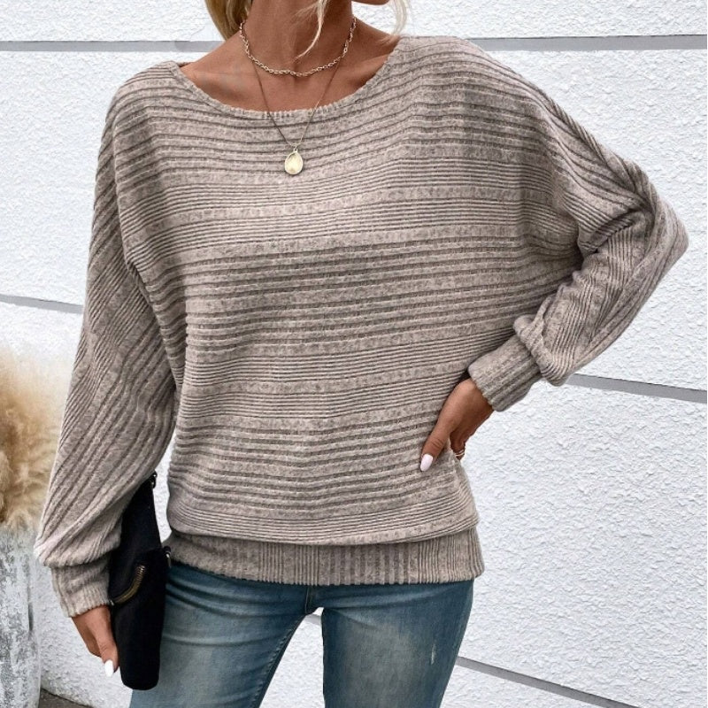 Cassalyn — Batwing-Sleeve Knit Pullover