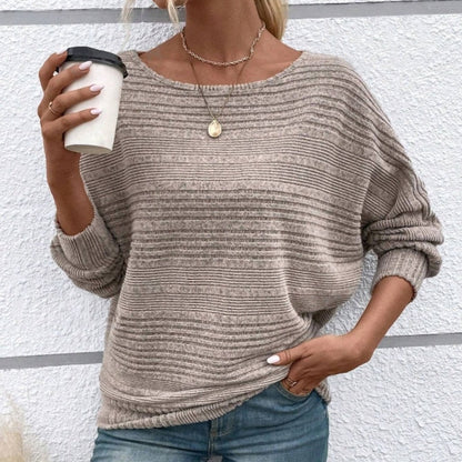 Cassalyn — Batwing-Sleeve Knit Pullover