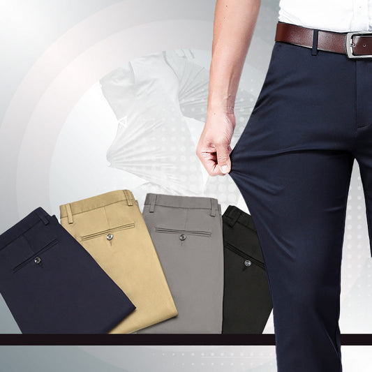 Stretch Tapered Trousers - Adaptive Comfort