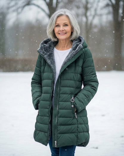 Elena - Comfortable Quilted Winter Coat