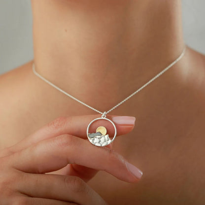 Mountain Pendant Necklace — Nature Inspired