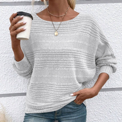 Cassalyn — Batwing-Sleeve Knit Pullover